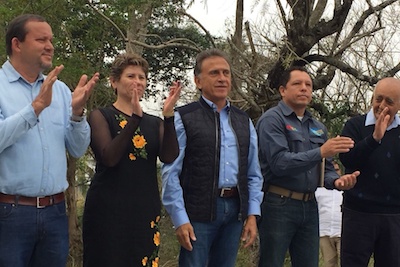 Inaugura Yunes Linares carretera Cardel-Chachalacas (+Video)