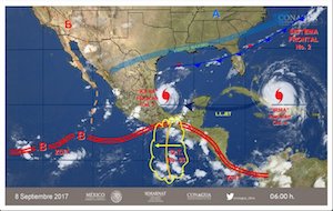 Prevén tormentas en la mayor parte del país;