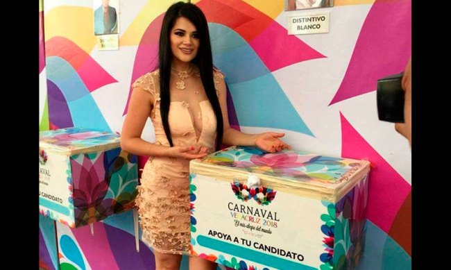 Renuncia María Debernardi a ser candidata a reina del carnaval de Veracruz