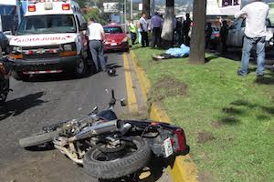 Aumentaron 289% accidentes de motocicleta en Veracruz