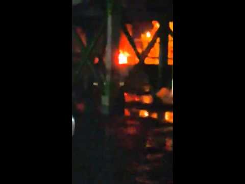 Incendio en planta de polietileno en Petroquímica Cangrejera, en Coatza, esta mañana