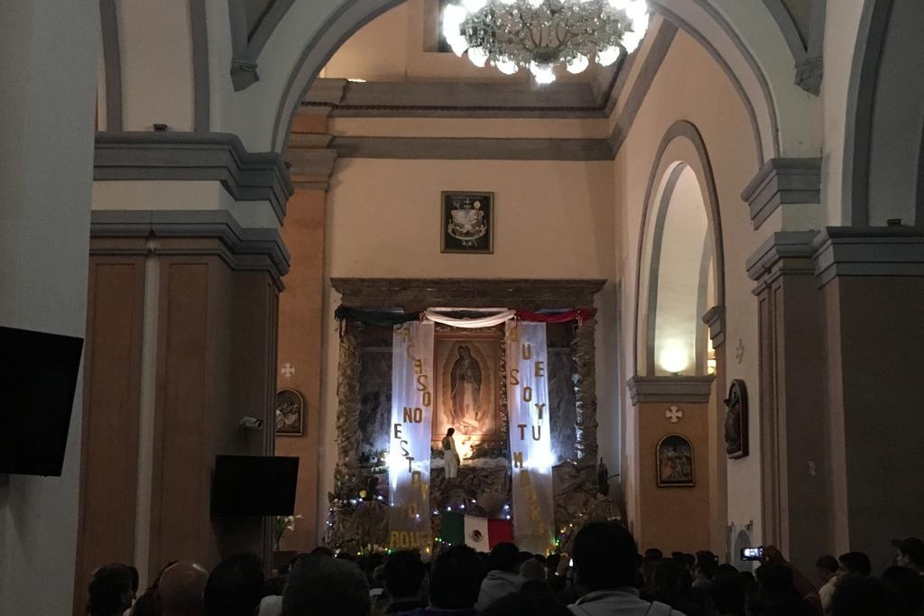 Llegan a la Catedral de Veracruz peregrinos guadalupanos del sureste del país y otras regiones