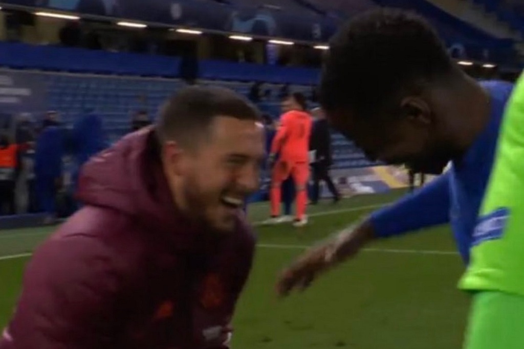 Hazard se disculpa por reírse tras la eliminación del Real Madrid