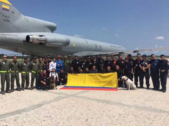 Colombia envía a rescatistas a México
