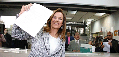 Margarita Zavala encabeza recolección de firmas de independientes
