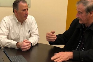 Meade se reúne con el expresidente Vicente Fox
