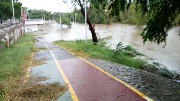 En un día cayó 40% de la lluvia de todo el año en Los Mochis