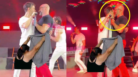 Graban incómodo momento entre Poncho Barbosa y Tono Beltranena durante concierto de 90’s Pop Tour