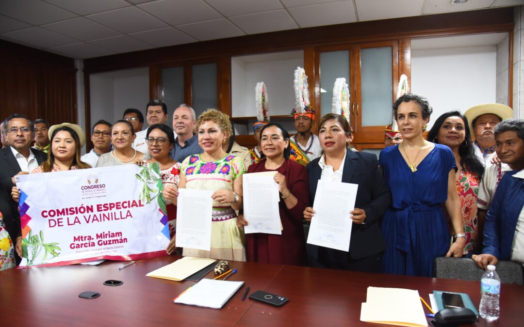 Instalan la Comisión Especial que atenderá fomento y promoción de la vainilla