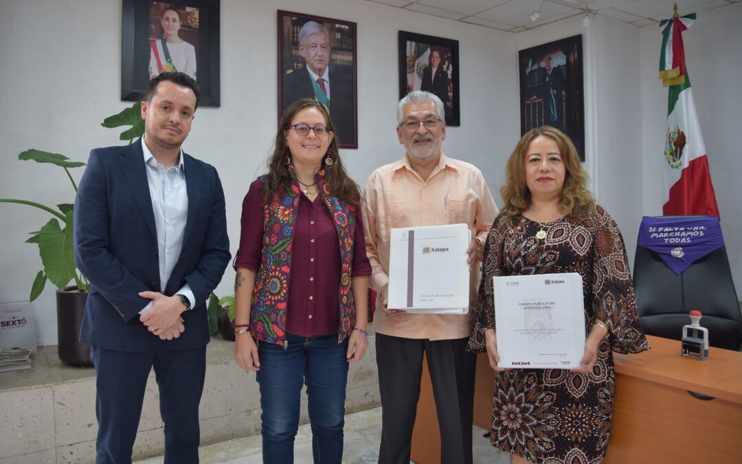 Recibe Congreso local la Cuenta Pública 2024 de Xalapa