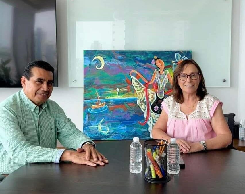 Esteban Bautista y Rocío Nahle reafirman compromiso de trabajar en unidad para los veracruzanos