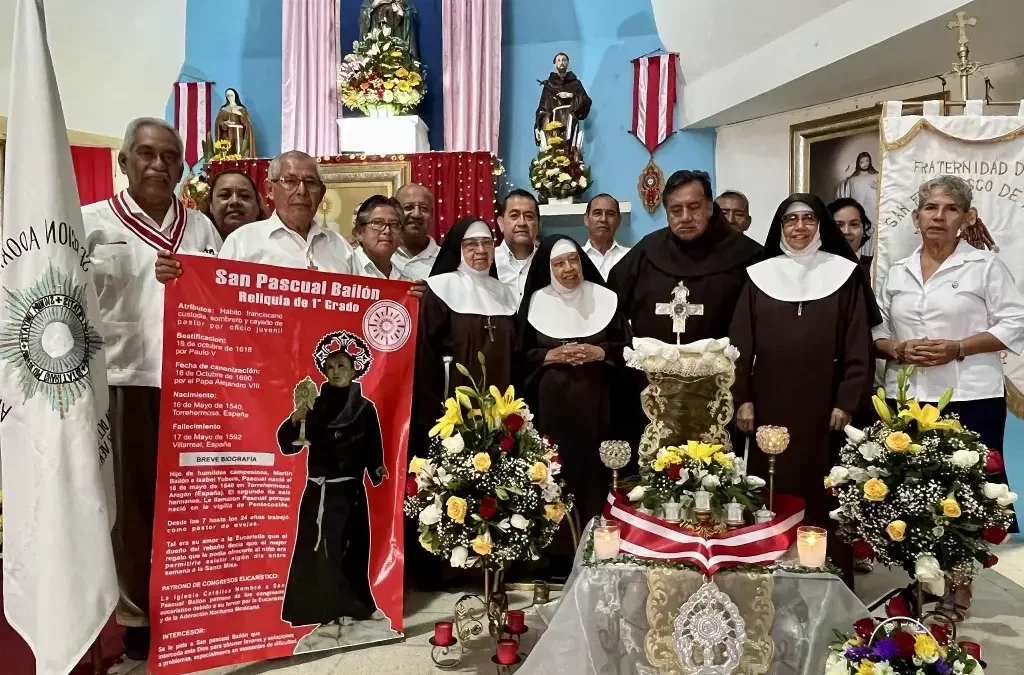 Llegan reliquias de San Pascual Bailón a Veracruz