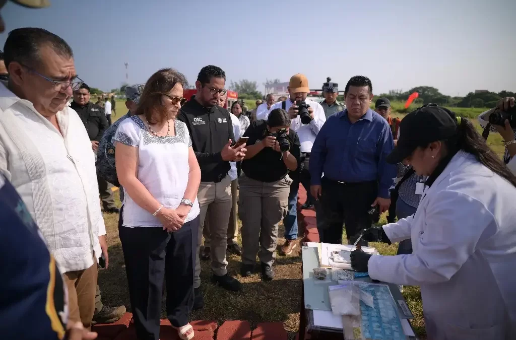 Queman 366 kilos de droga en Veracruz