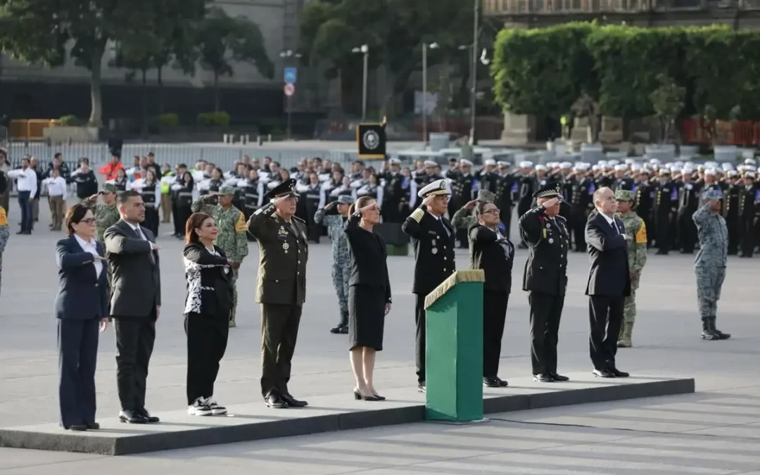 Encabeza Sheinbaum ceremonia en memoria de las víctimas de los sismos de 1985 y 2017