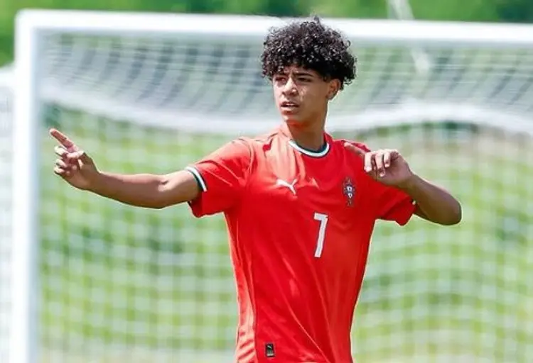 Cristiano Ronaldo Jr. debuta con la selección de Portugal