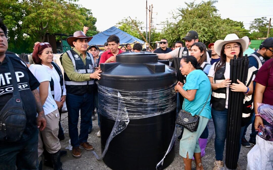 Intensifica Congreso entrega de apoyos a damnificados en el norte del estado