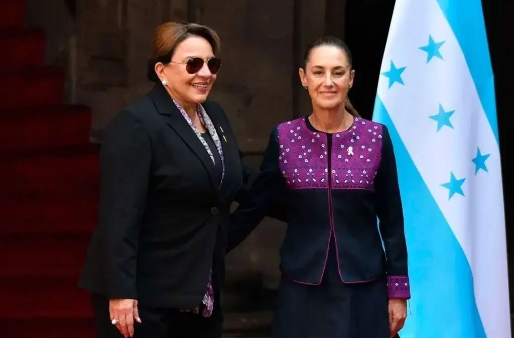 Honduras agradeció por apoyos de México: Sheinbaum tras reunión con Xiomara Castro