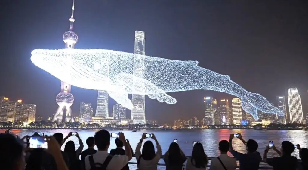 Bate récord mundial Guinness espectacular show de 65 mil drones en China (+Video)